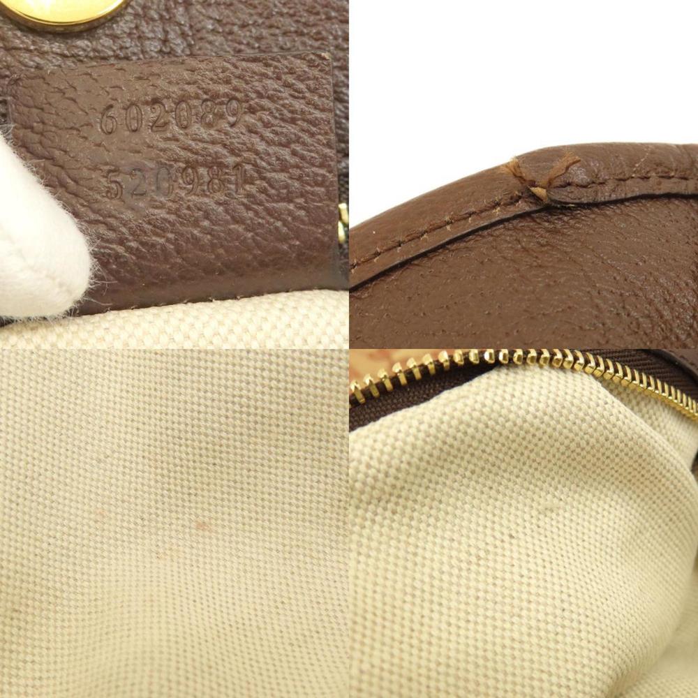 Gucci 602089 Horsebit GG Shoulder Bag Canvas Women's GUCCI - Picture 7 of 11